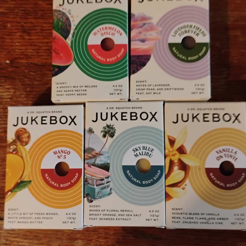 Jukebox Natural Body Soap Set